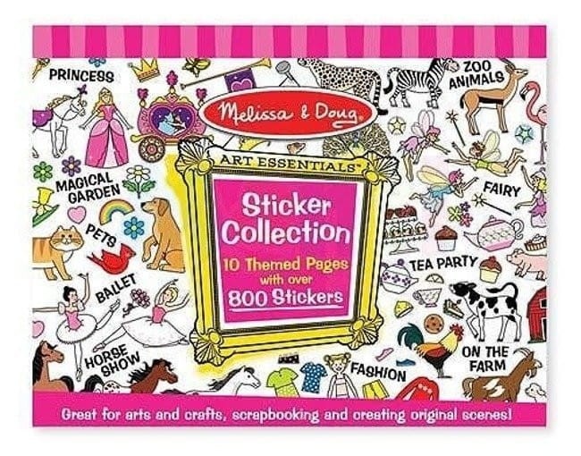 Naklejki Princess Księżniczki Konie 500 szt. - Melissa & Doug
