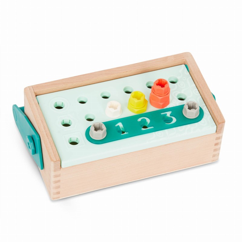 Skrzynka majsterkowicza narzędzia i śrubki b.toys