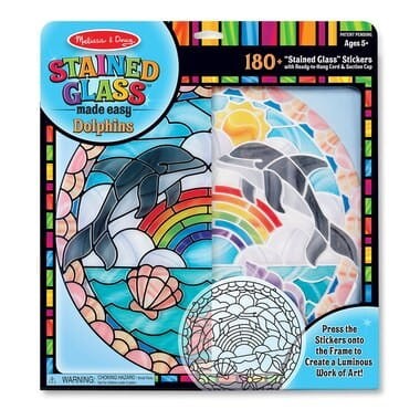 Witraż Mozaika DIY Delfiny - Melissa and Doug