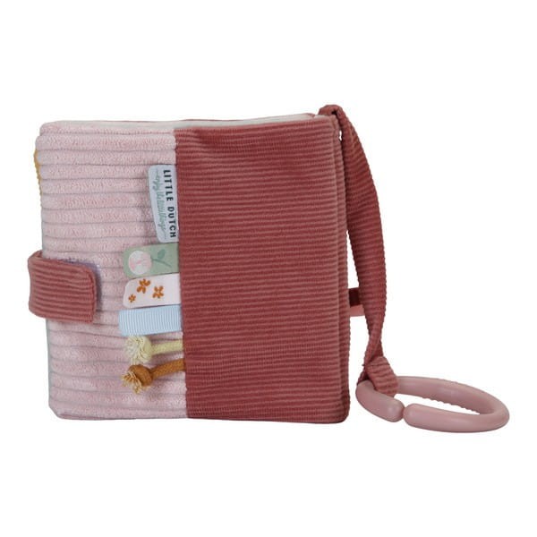 Miękka książeczka z zawieszką Flowers & Butterflies - Little Dutch