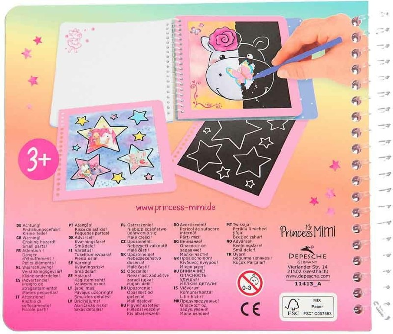 Zdrapywanka Princess Mimi Magic Scratch - Depesche