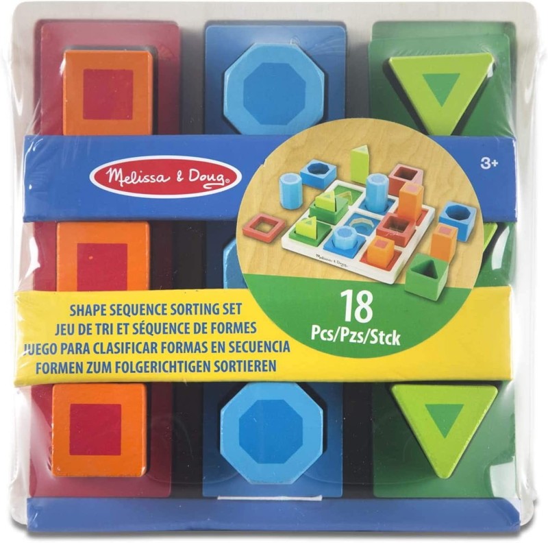 Sorter Kształtów i Drewniane Klocki - Melissa & Doug