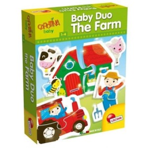 Puzzle dwuelementowe Na Farmie - Carotina Baby