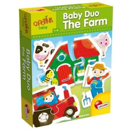 Puzzle dwuelementowe Na Farmie - Carotina Baby