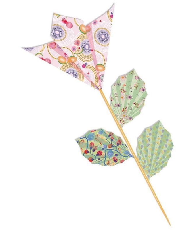 Origami Dekoracje Kwiatowe z Papieru - Janod
