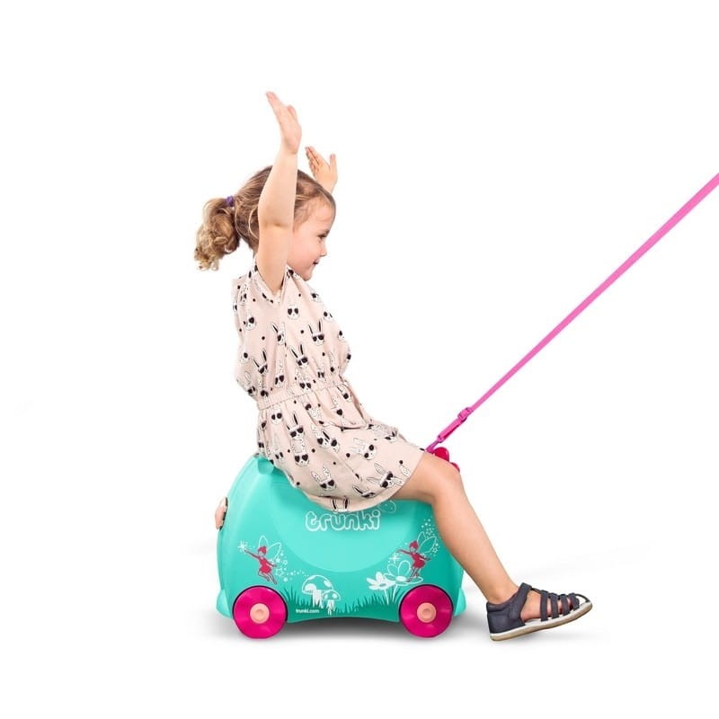 Walizka Jeździk + naklejki Wróżka Flora - Trunki