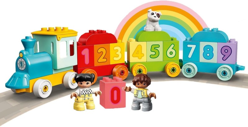 Pociąg z cyferkami nauka liczenia 10954 Lego Duplo