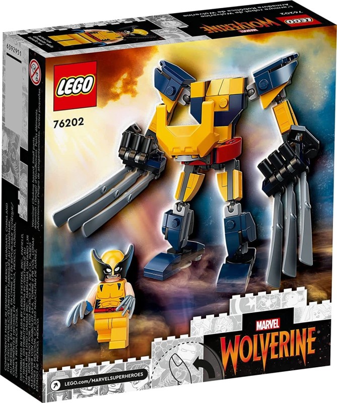 Super Heroes Mechaniczna zbroja Wolverine’a 76202 - LEGO