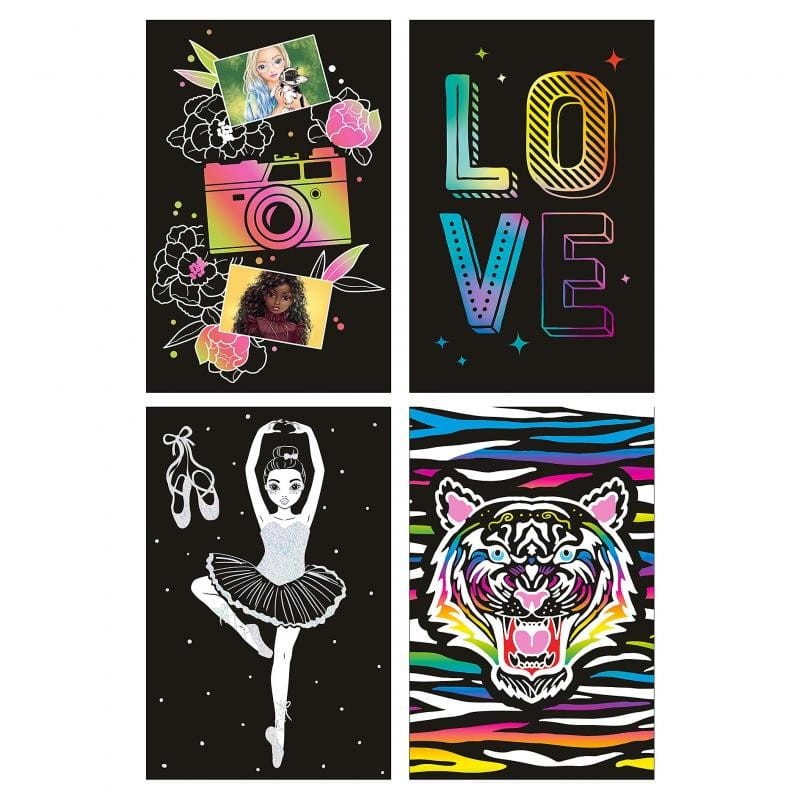 Zdrapywanki z Rysikiem Magic Scratch 20 str. - Top Model