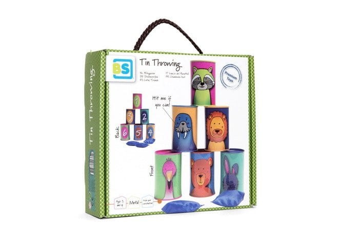 Rzucanie do Celu Strącanie Puszek Tin Throwing Animals - Bs Toys