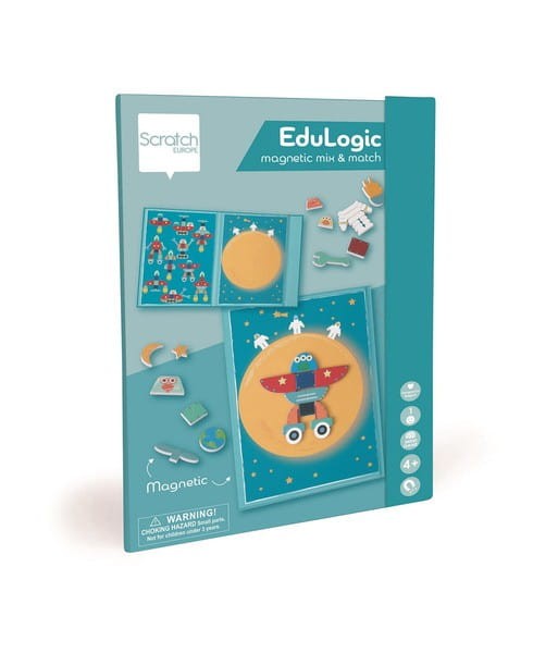 Magnetyczna Układanka Kształty i Kolory Kosmos - Scratch