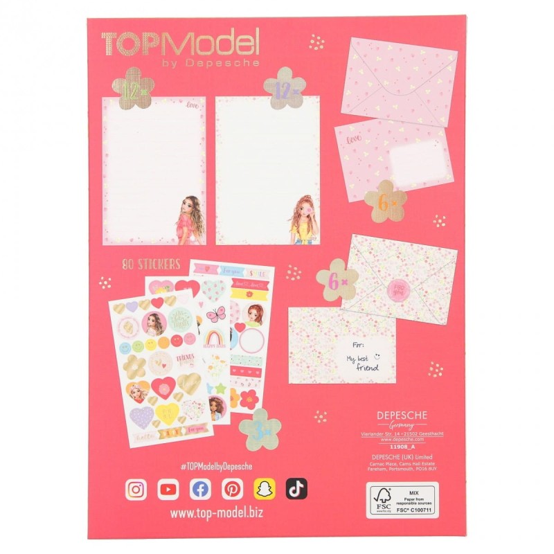 Ozdobna papeteria Letter Set Flower Berry - TOPModel