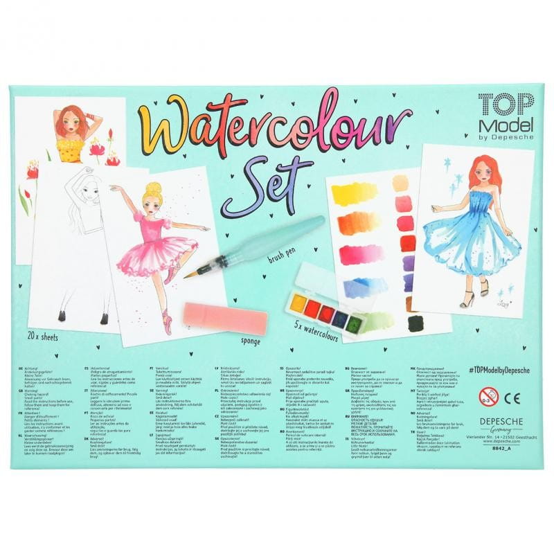 Malowanie Akwarelami Watercolour Set - TOPModel