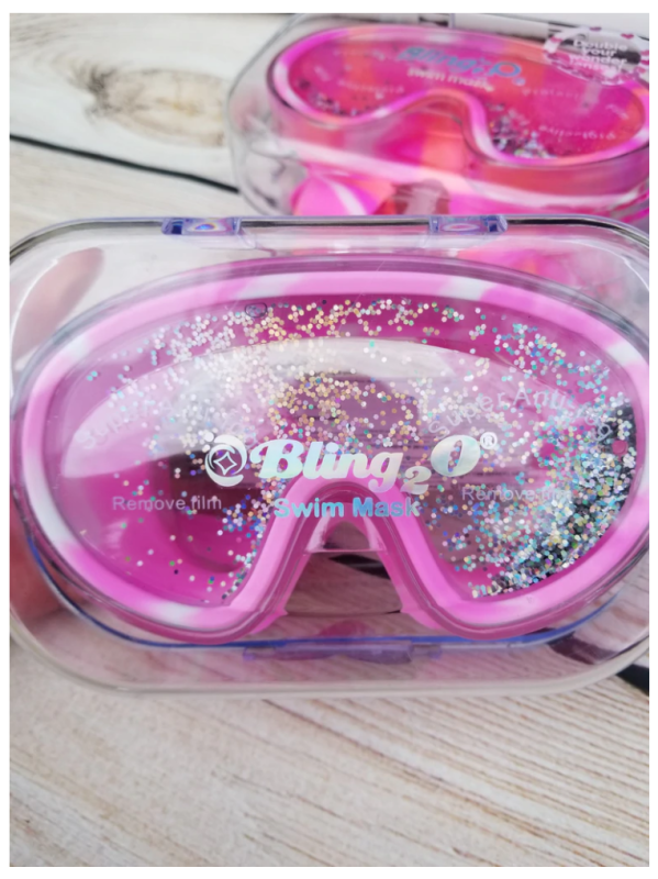 Maska do pływania z Brokatem Disco - Bling2o
