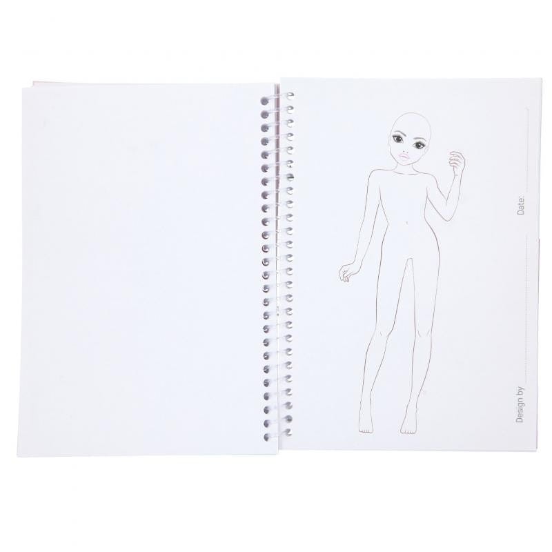 Notes z konturami sylwetek i Naklejkami Modelki - TopModel