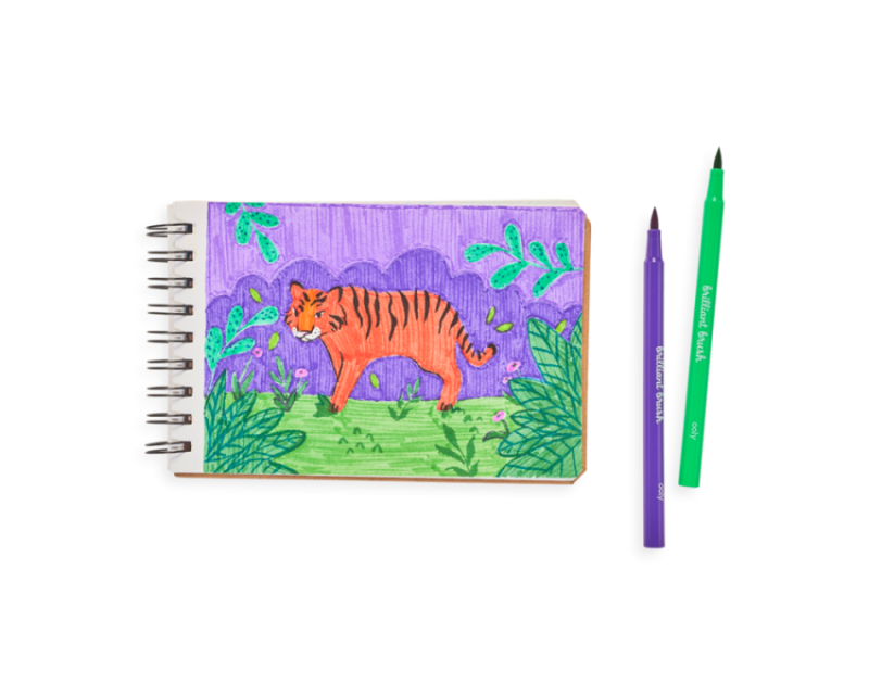 Pędzelkowe Pisaki Brilliant Brush 12 szt. - Ooly