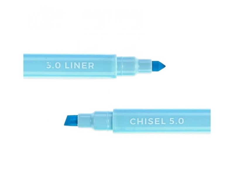 Dwustronne Zakreślacze Pastel Liners 8 szt. - Ooly