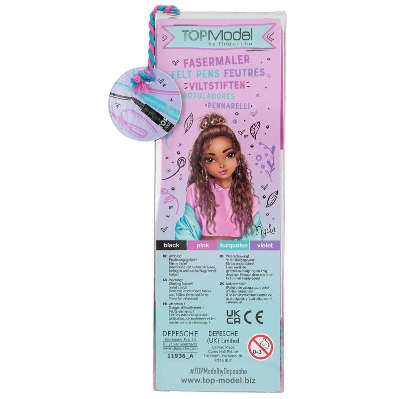 Pisaki ze Ściętymi końcówkami Hand Lettering - TOPModel