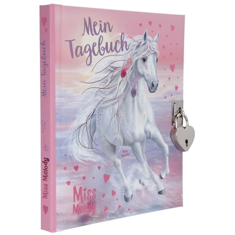 Pamiętnik z Koniem na Kłódkę + Naklejki - Miss Melody