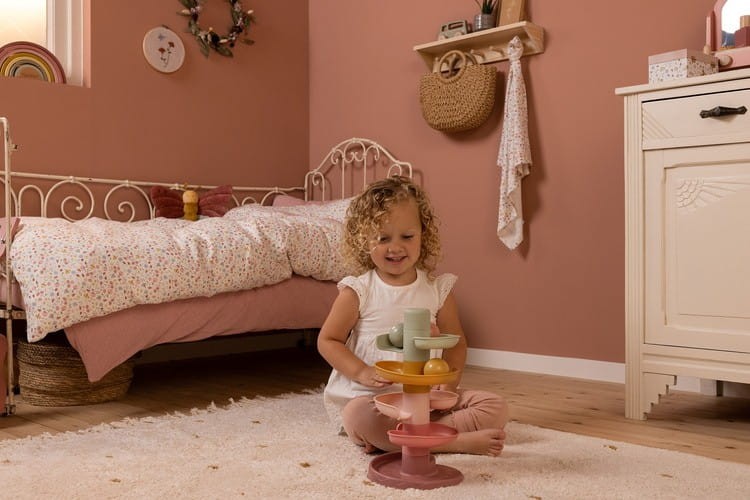Zakręcona Wieża Niebieska Spira Pink - Little Dutch