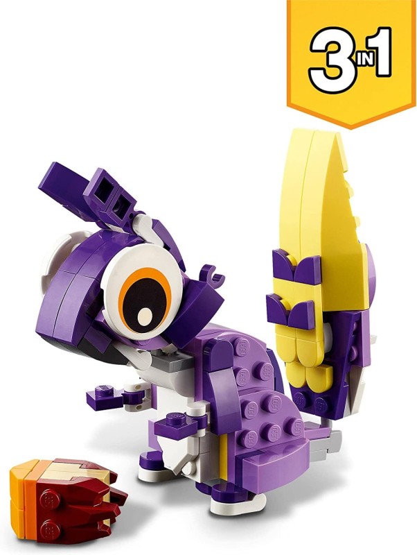 Lego Creator 3 w 1 Fantastyczne leśne stworzenia 31125