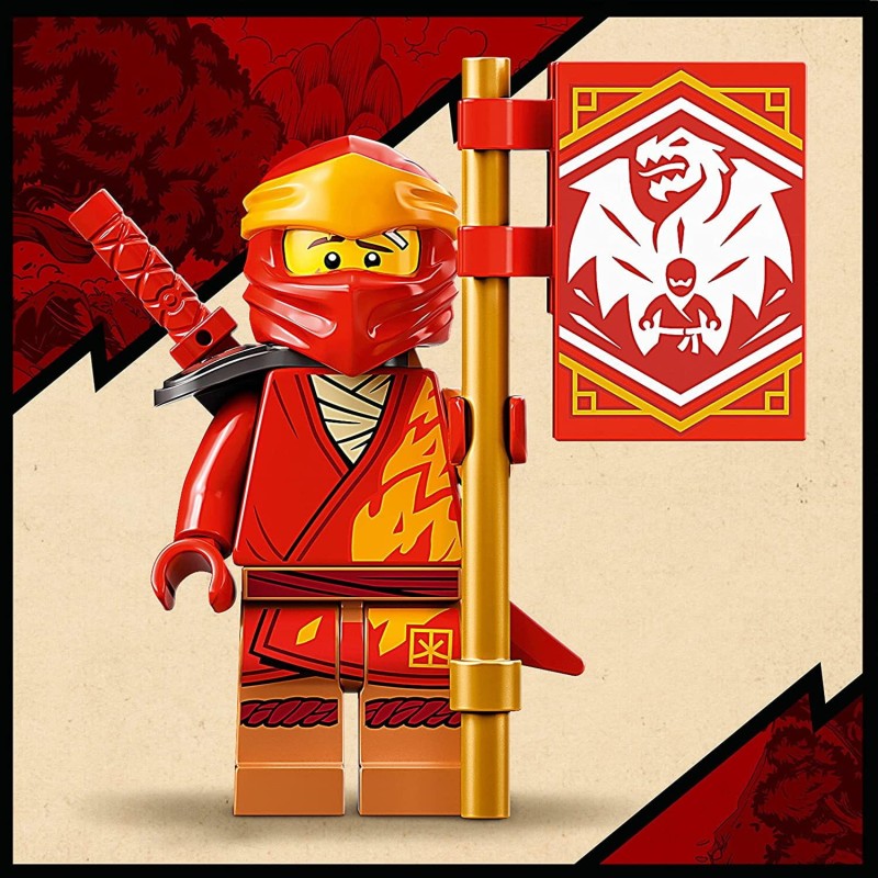 Klocki LEGO Ninjago Smok ognia Kaia EVO 71762