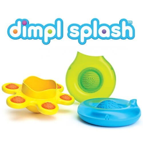 Sensoryczne Zabawki do kąpieli Dimpl Splash - Fat Brain Toys