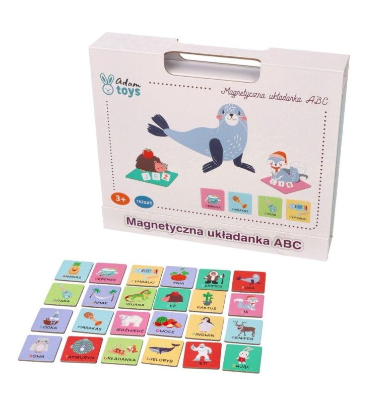 Układanka Magnetyczna Polski Alfabet - Adam Toys