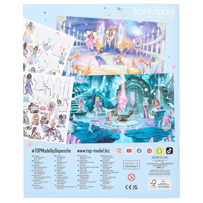 Album z Naklejkami Lodowa Ksieżniczka ICEWORLD - TOPModel
