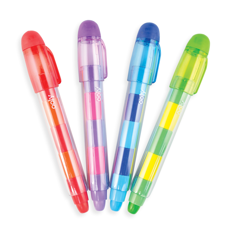 Grube Kredki z Przekładanym wkładem Presto Jumbo 6 szt. - Ooly