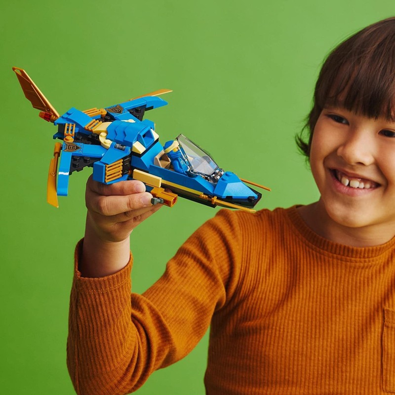 Klocki Lego NINJAGO 71784 Odrzutowiec Ponaddźwiękowy Jay’a EVO