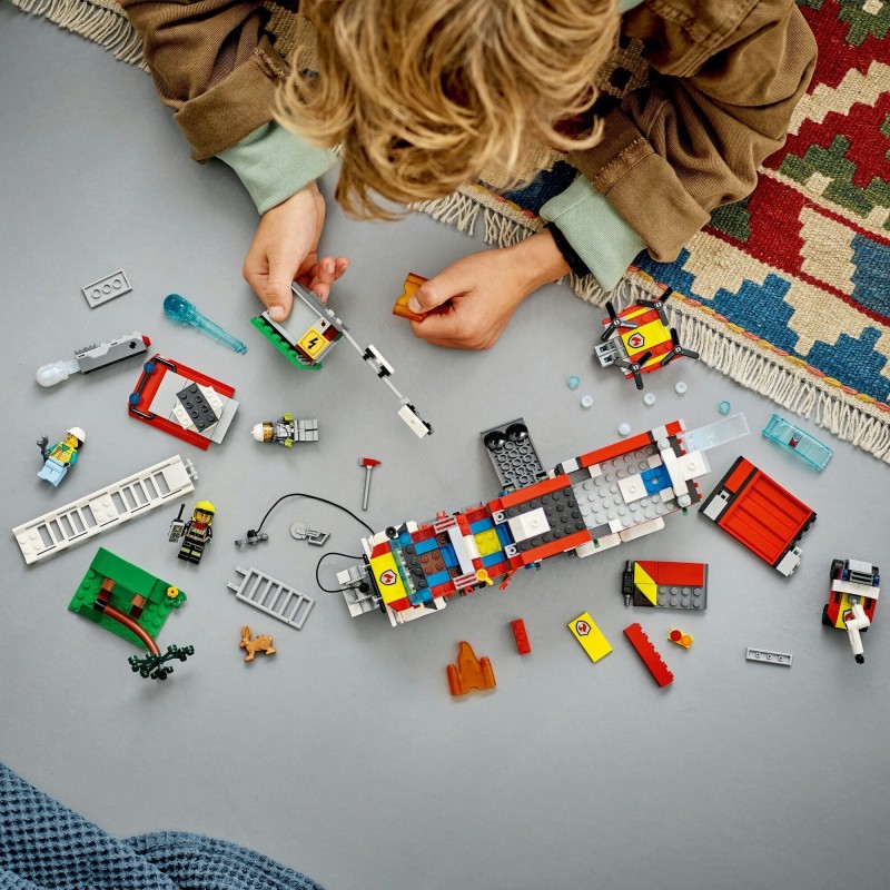 Terenowy Pojazd Straży Pożarnej Lego 60374