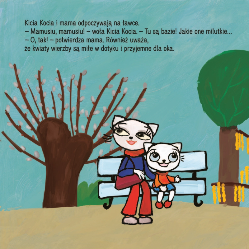Kicia Kocia Wiosna - Książeczka dla dzieci