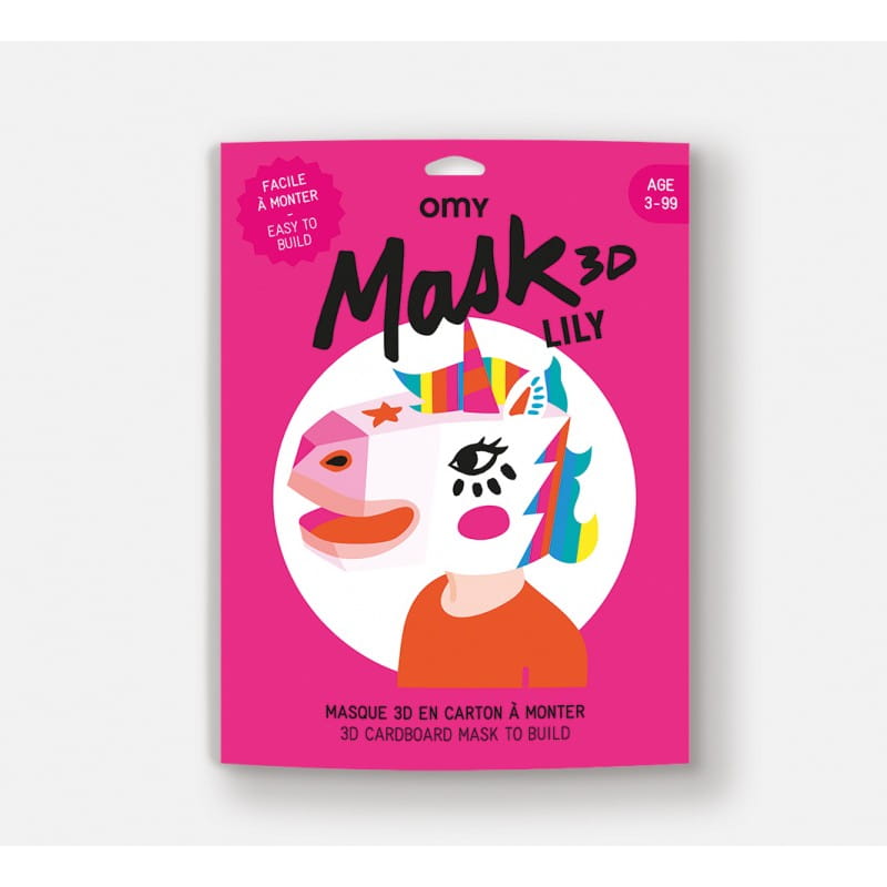 Maska Jednorożec Lily 3D - omy