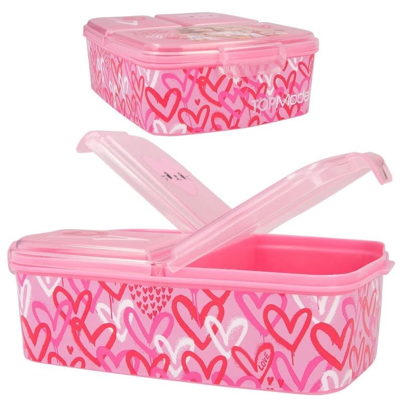 Lunchbox śniadaniówka z Przegródkami ONE LOVE - TOPModel