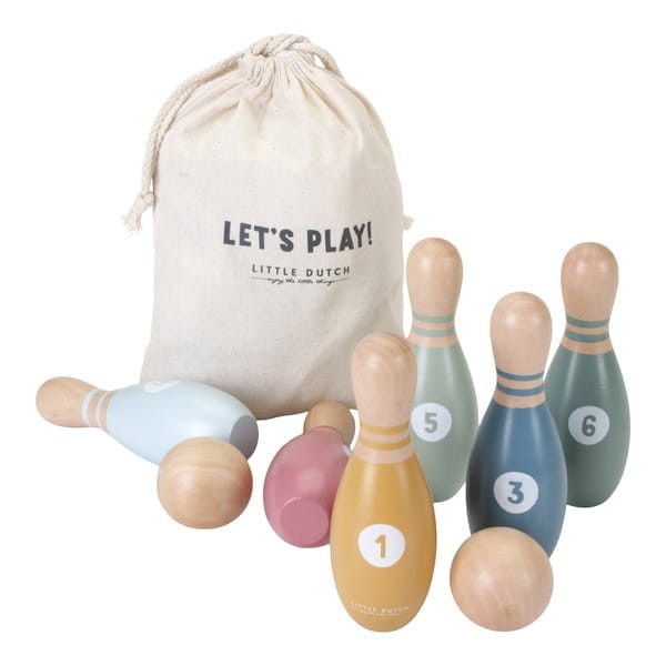 Drewniane Kręgle Bowling Set - Little Dutch
