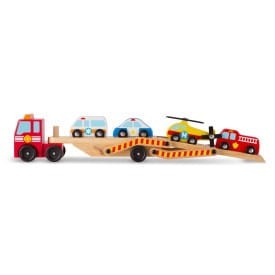 Piętrowa Ciężarówka z Pojazdami Ratunkowymi - Melissa & Doug