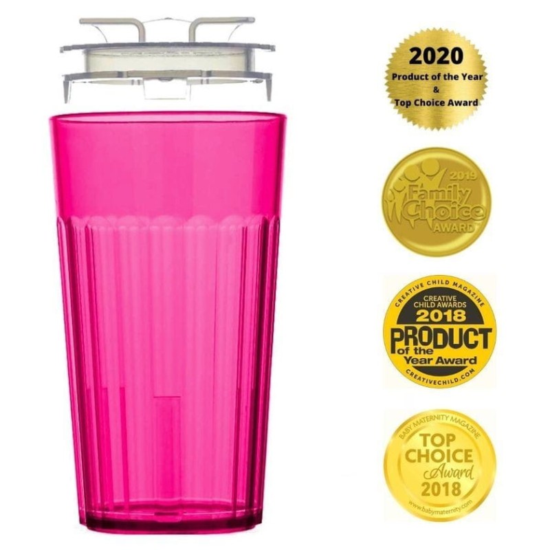Kubek Reflo Smart Cup Nietłukący - Różowy