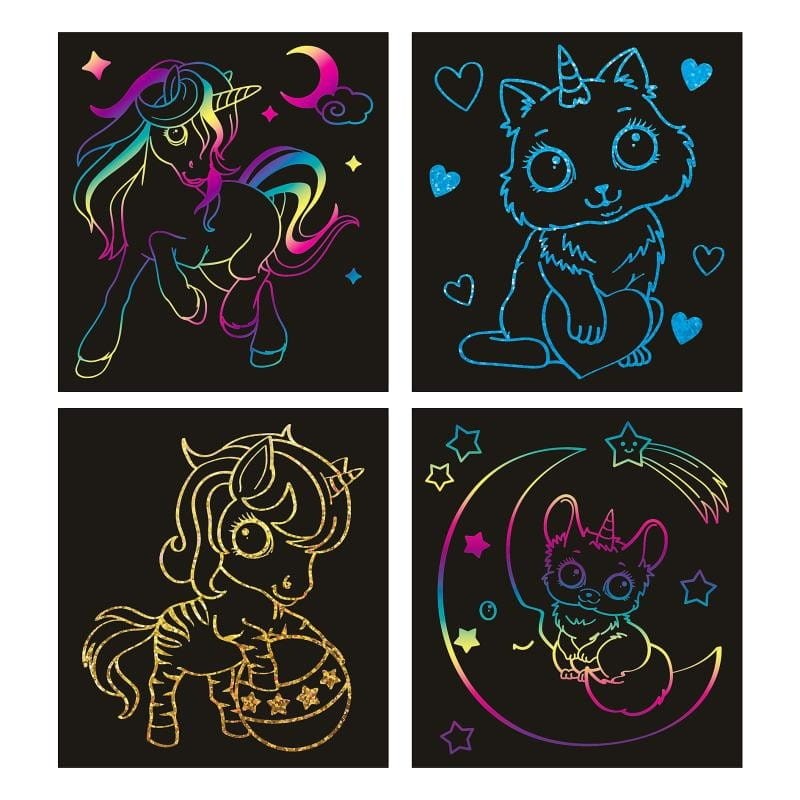 kolorowe Wydrapywanki Jednorożec Ylvi - Depesche