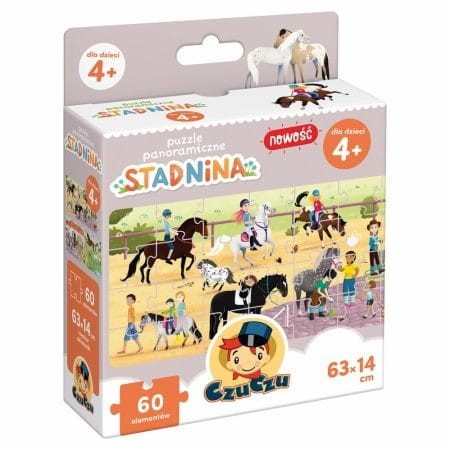 Puzzle panoramiczne Stadnina Koni 60 el. - CzuCzu