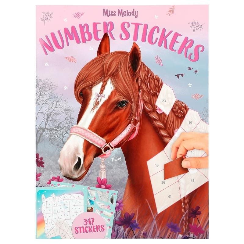 Naklejki Puzzle z Numerkami Konie - Miss Melody
