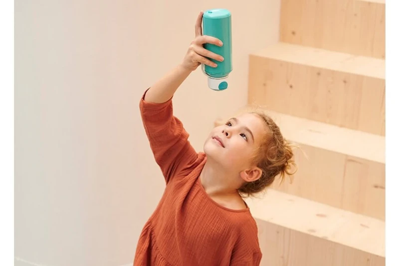 Śniadaniówka do Szkoły i Bidon Zestaw Niebieski - Mepal