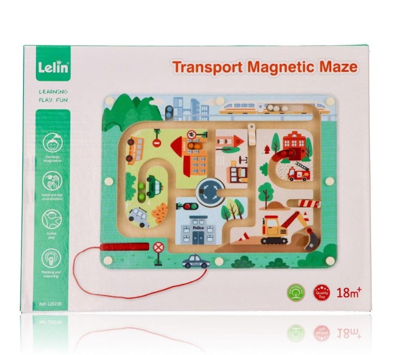 Labirynt magnetyczny z Kuleczkami Miasto - Lelin