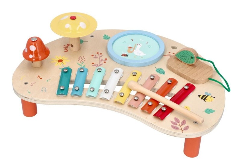 Stolik Muzyczny dla Dzieci Instrumenty - Lelin