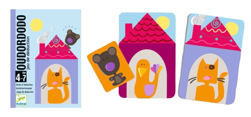 Zgadnij Gdzie się Schował Niedźwiedź gra w karty - Djeco