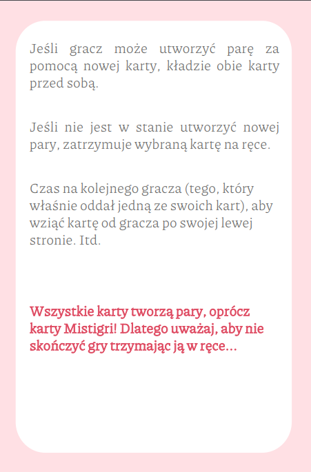Djeco Gra w Karty jak Piotruś Mini Mistigri Tinyly