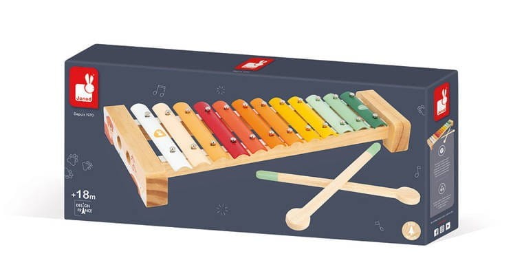 Cymbałki 12 Tonowe Metalowe Sunshine - Janod