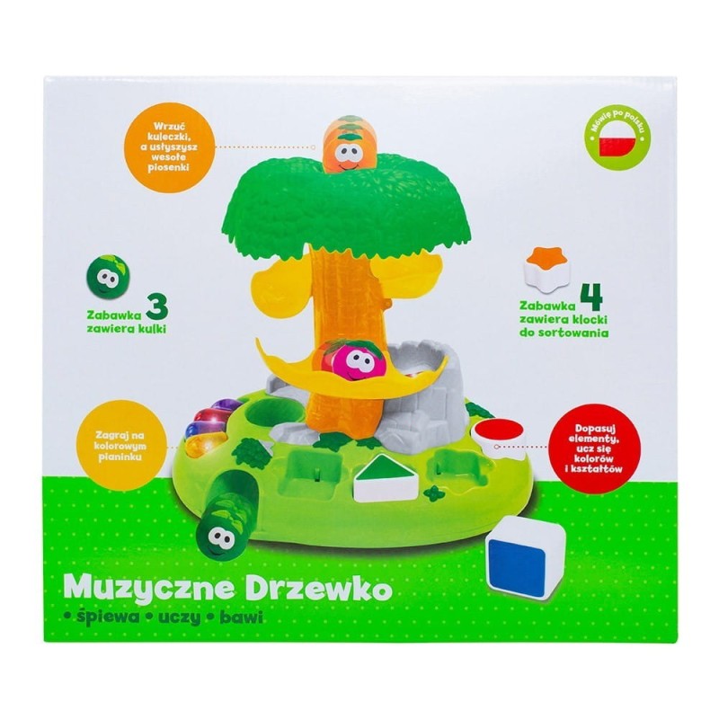 Muzyczne Drzewko dźwięki i światełka Dumel Discovery