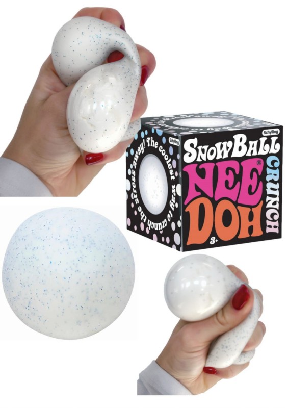 Piłeczka antystresowa Kulka Śniegu SNOW BALL CRUNCH Schylling