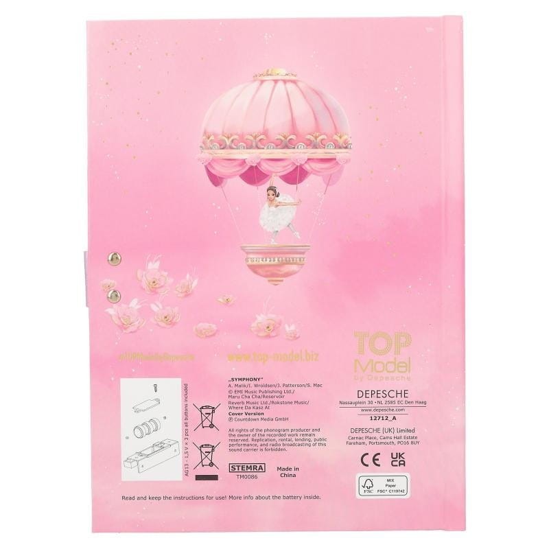 Pamiętnik na hasło, kod z melodią Balet - TOPModel